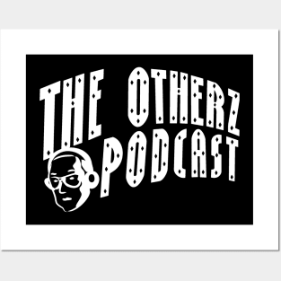 The Otherz Podcast SP curve logo (white) T-Shirt Posters and Art